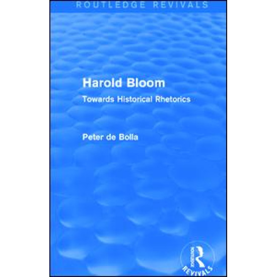 Harold Bloom (Routledge Revivals)