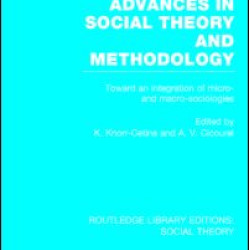 Advances in Social Theory and Methodology (RLE Social Theory) Advances in Social Theory and Methodology (RLE Social Theory)