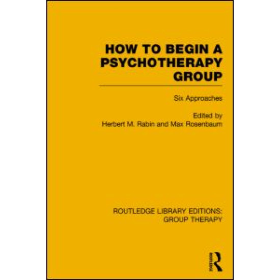 How to Begin a Psychotherapy Group (RLE: Group Therapy)