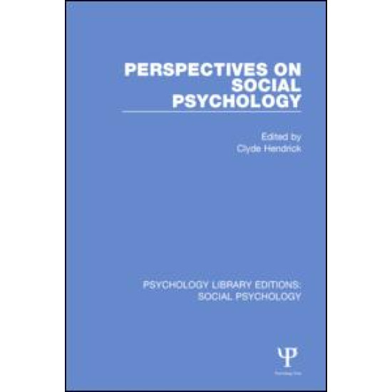 Perspectives on Social Psychology