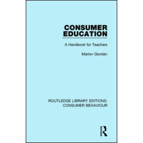 Consumer Education (RLE Consumer Behaviour)