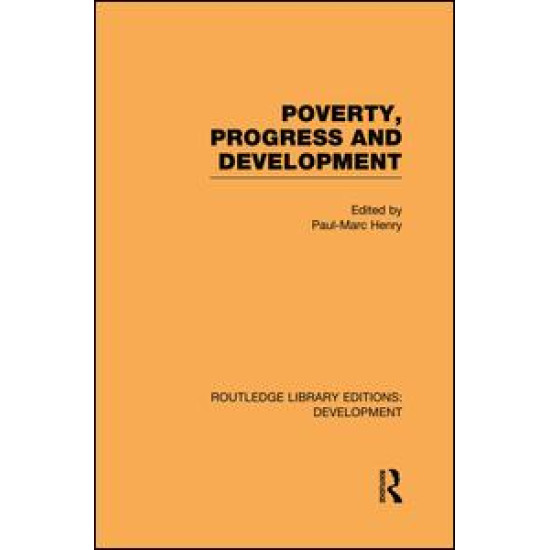 Poverty, Progress and Development