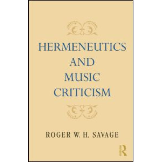 Hermeneutics and Music Criticism