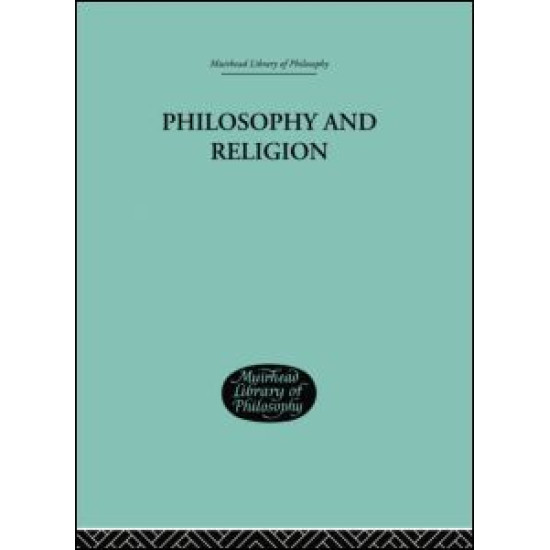 Philosophy and Religion
