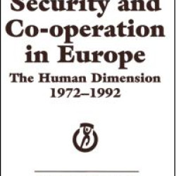Security and Co-operation in Europe Security and Co-operation in Europe