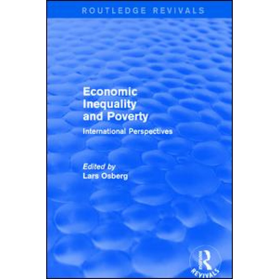 Economic Inequality and Poverty: International Perspectives Economic Inequality and Poverty: International Perspectives