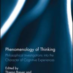 Phenomenology of Thinking Phenomenology of Thinking