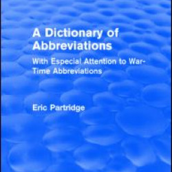 A Dictionary of Abbreviations A Dictionary of Abbreviations