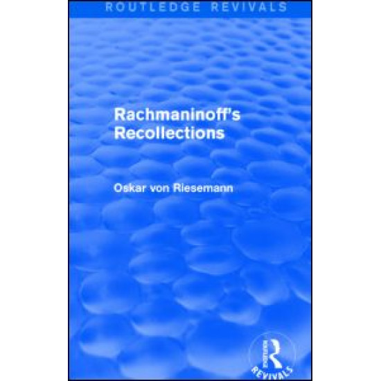 Rachmaninoff's Recollections Rachmaninoff's Recollections