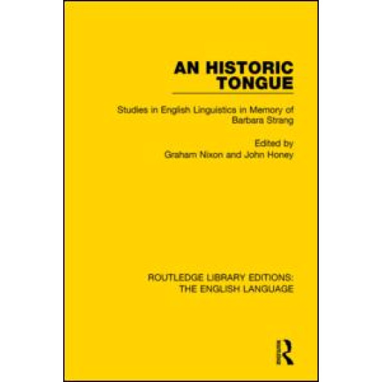 An Historic Tongue (RLE: English Language) An Historic Tongue (RLE: English Language)