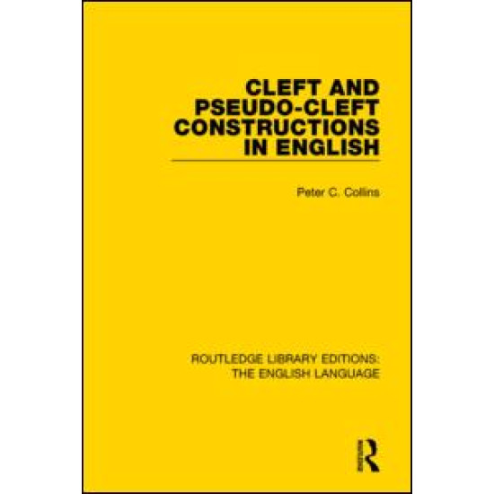 Cleft and Pseudo-Cleft Constructions in English