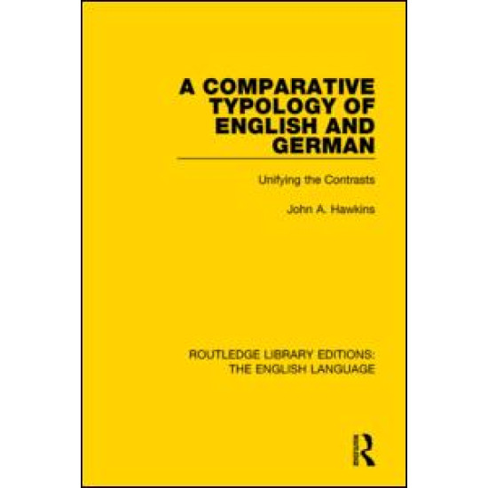 A Comparative Typology of English and German A Comparative Typology of English and German