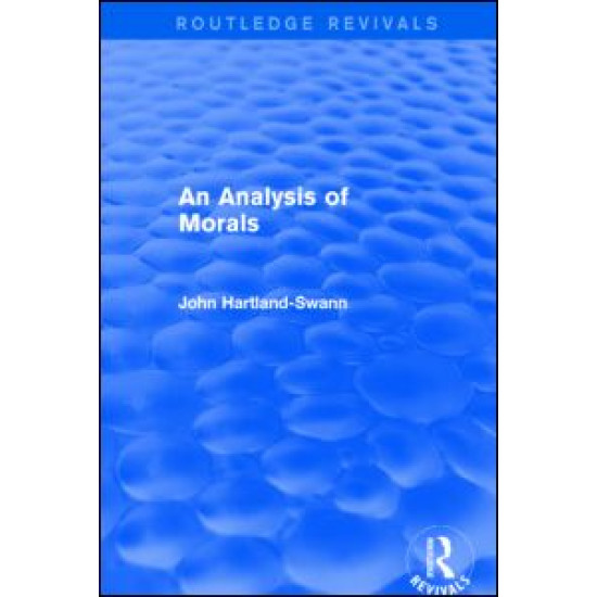 An Analysis of Morals An Analysis of Morals