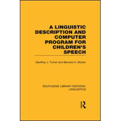 A Linguistic Description and Computer Program for Children's Speech