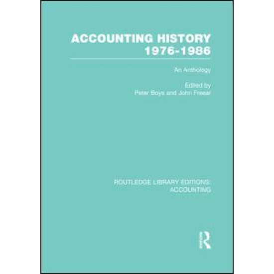 Accounting History 1976-1986 (RLE Accounting)