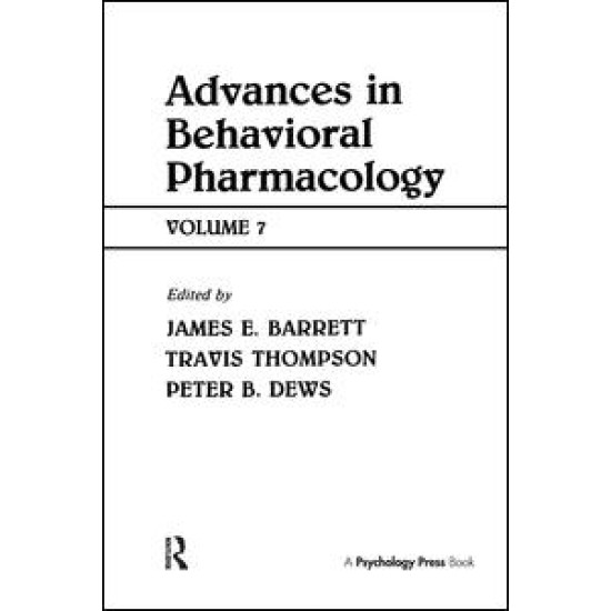 Advances in Behavioral Pharmacology Advances in Behavioral Pharmacology
