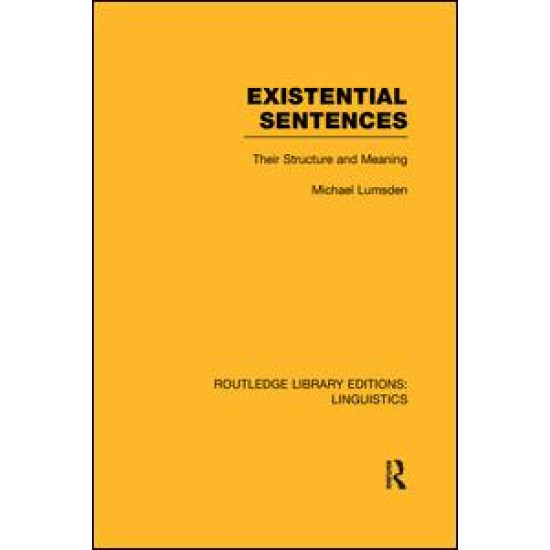 Existential Sentences Existential Sentences