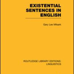 Existential Sentences in English Existential Sentences in English