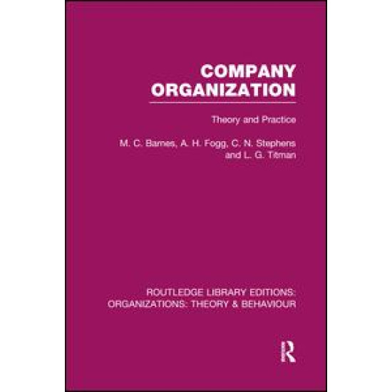Company Organization (RLE: Organizations) Company Organization (RLE: Organizations)