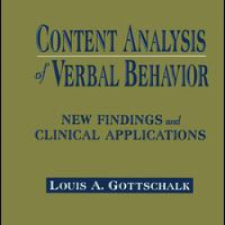 Content Analysis of Verbal Behavior Content Analysis of Verbal Behavior