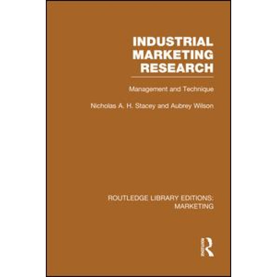 Industrial Marketing Research (RLE Marketing)