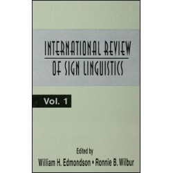 International Review of Sign Linguistics International Review of Sign Linguistics