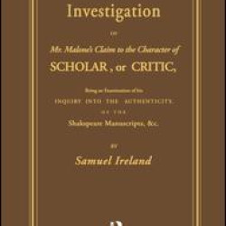 Investigation into Mr. Malone's Claim to Charter of Scholar Investigation into Mr. Malone's Claim to Charter of Scholar