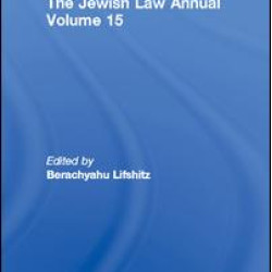 The Jewish Law Annual Volume 15