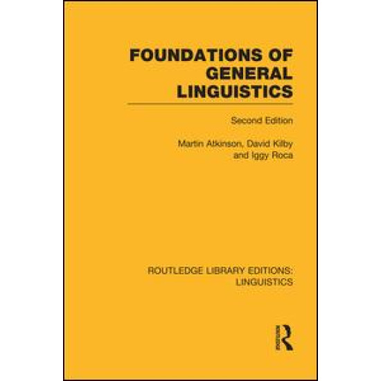 Foundations of General Linguistics Foundations of General Linguistics