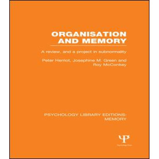 Organisation and Memory (PLE: Memory) Organisation and Memory (PLE: Memory)