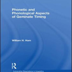 Phonetic and Phonological Aspects of Geminate Timing Phonetic and Phonological Aspects of Geminate Timing