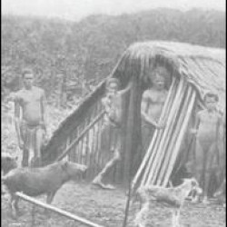 Man & Animals In New Hebrides Man & Animals In New Hebrides