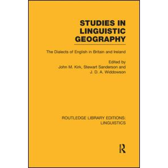 Studies in Linguistic Geography (RLE Linguistics D: English Linguistics) Studies in Linguistic Geography (RLE Linguistics D: English Linguistics)