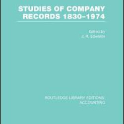 Studies of Company Records (RLE Accounting) Studies of Company Records (RLE Accounting)
