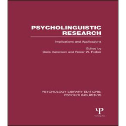 Psycholinguistic Research (PLE: Psycholinguistics)