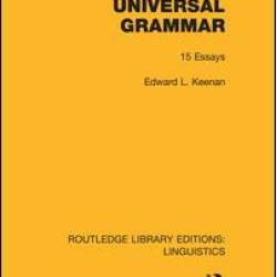 Universal Grammar Universal Grammar