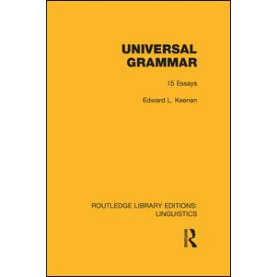 Universal Grammar Universal Grammar