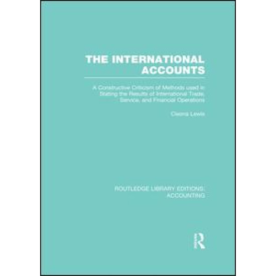 The International Accounts (RLE Accounting) The International Accounts (RLE Accounting)