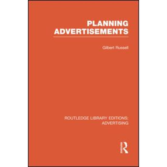 Planning Advertisements Planning Advertisements