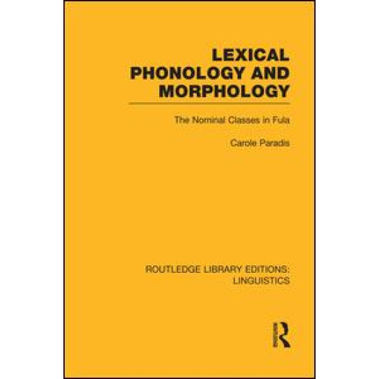Lexical Phonology and Morphology Lexical Phonology and Morphology