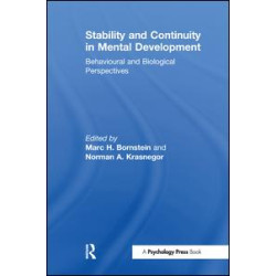 Stability and Continuity in Mental Development Stability and Continuity in Mental Development