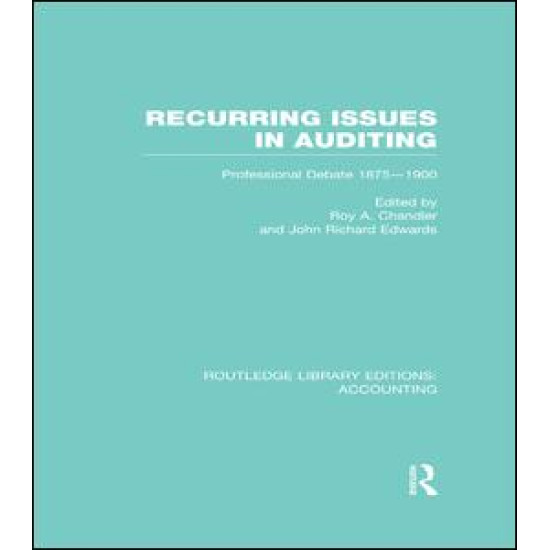 Recurring Issues in Auditing (RLE Accounting) Recurring Issues in Auditing (RLE Accounting)