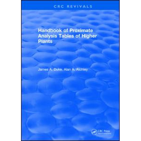 Handbook of Proximate Analysis Tables of Higher Plants