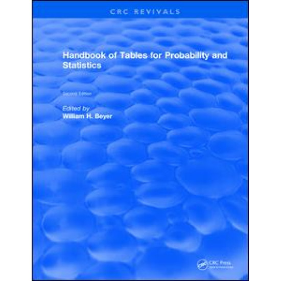 Handbook of Tables for Probability and Statistics Handbook of Tables for Probability and Statistics