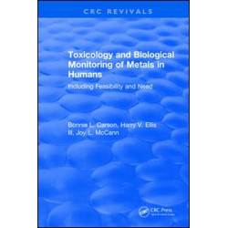 Toxicology Biological Monitoring of Metals in Humans