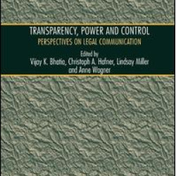 Transparency, Power, and Control Transparency, Power, and Control