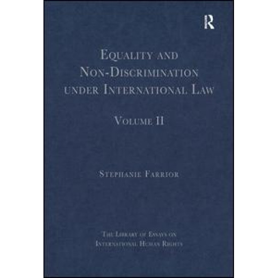 Equality and Non-Discrimination under International Law Equality and Non-Discrimination under International Law