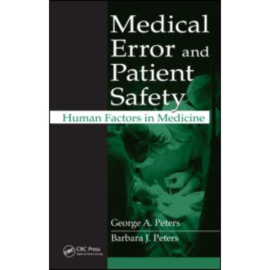 Medical Error and Patient Safety Medical Error and Patient Safety