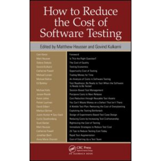 How to Reduce the Cost of Software Testing