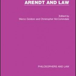 Arendt and Law Arendt and Law